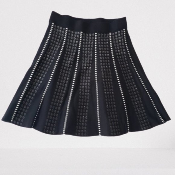 NWT Printed Sweater Skirt Elastic Waist (Fits XS) - Picture 1 of 9